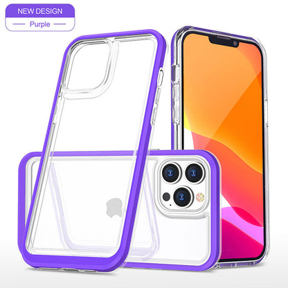 KIKO Strong Crystal Clear Slim Bumper Protective Case for iPhone 13