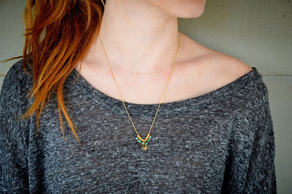 Smoky Quartz Drop Necklace