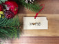 Kansas State Wood Christmas Ornament