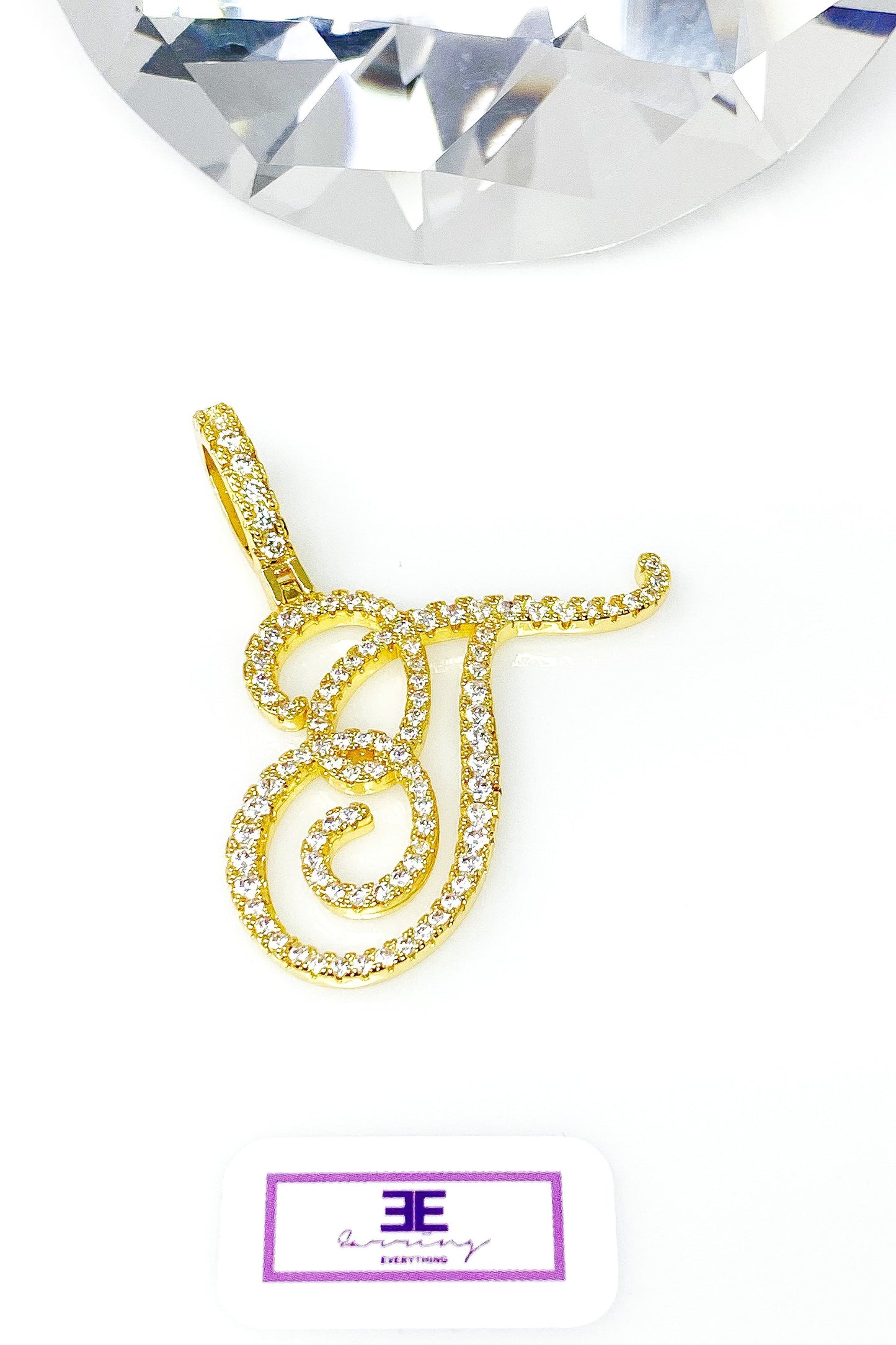 Pendant - So Icy Letter Calligraphy