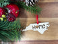 North Carolina State Wood Christmas Ornament