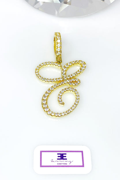 Pendant - So Icy Letter Calligraphy