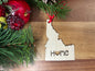 Idaho State Wood Christmas Ornament
