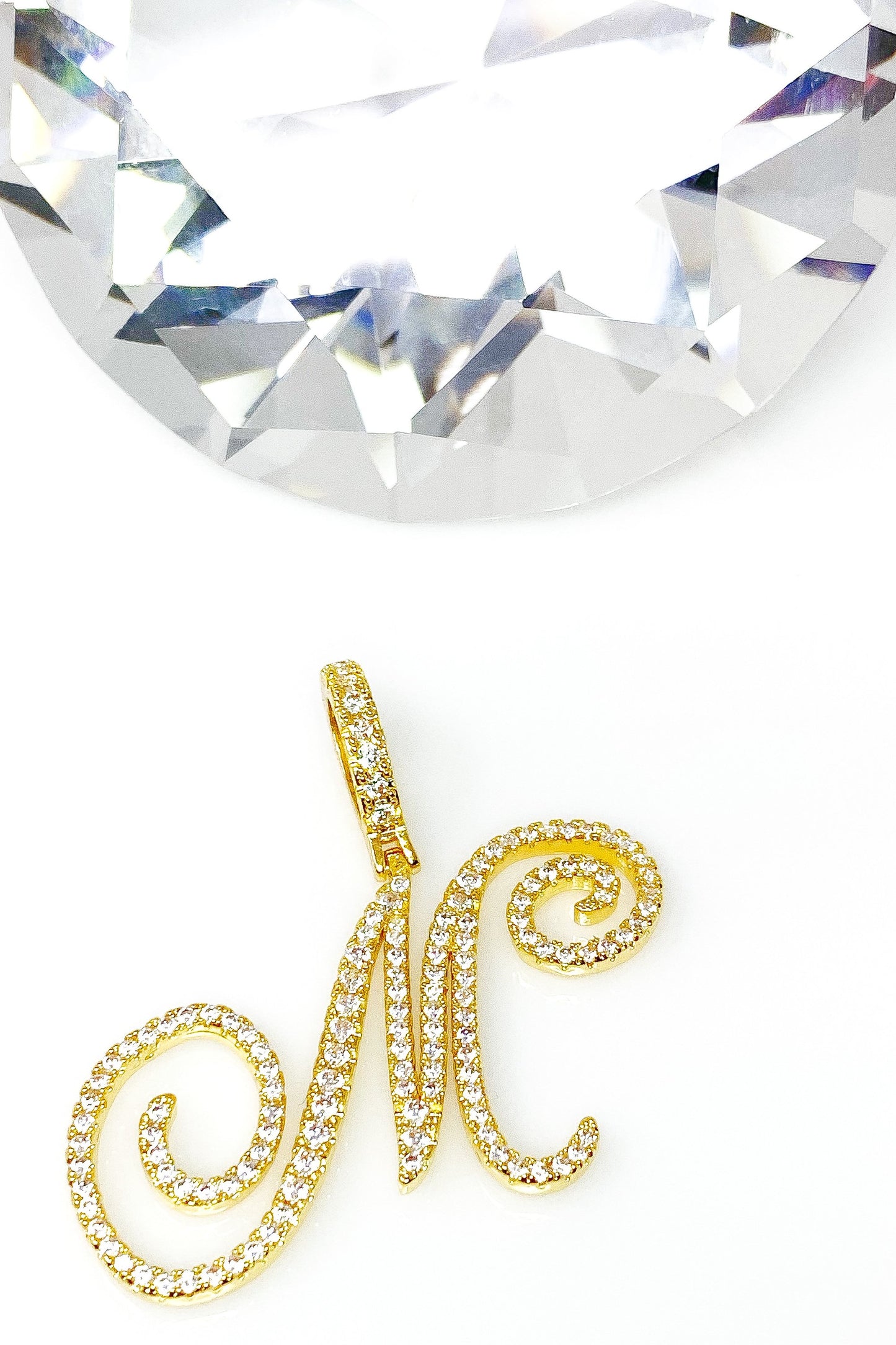 Pendant - So Icy Letter Calligraphy