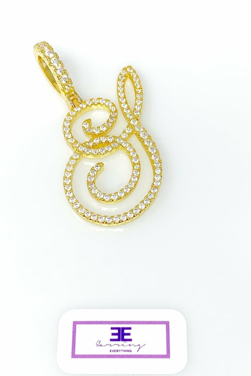 Pendant - So Icy Letter Calligraphy