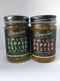 Mixed duo 12oz Spicy Pepper Relishes - one Cape Fear & one Get Me A