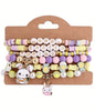 EASTER THEME 6 STRETCH BRACELET SET