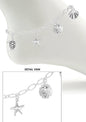 SEALIFE THEME MULTI CHARM ANKLET