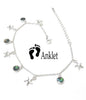 SEALIFE THEME ABALONE DANGLE ANKLET - STARFISH