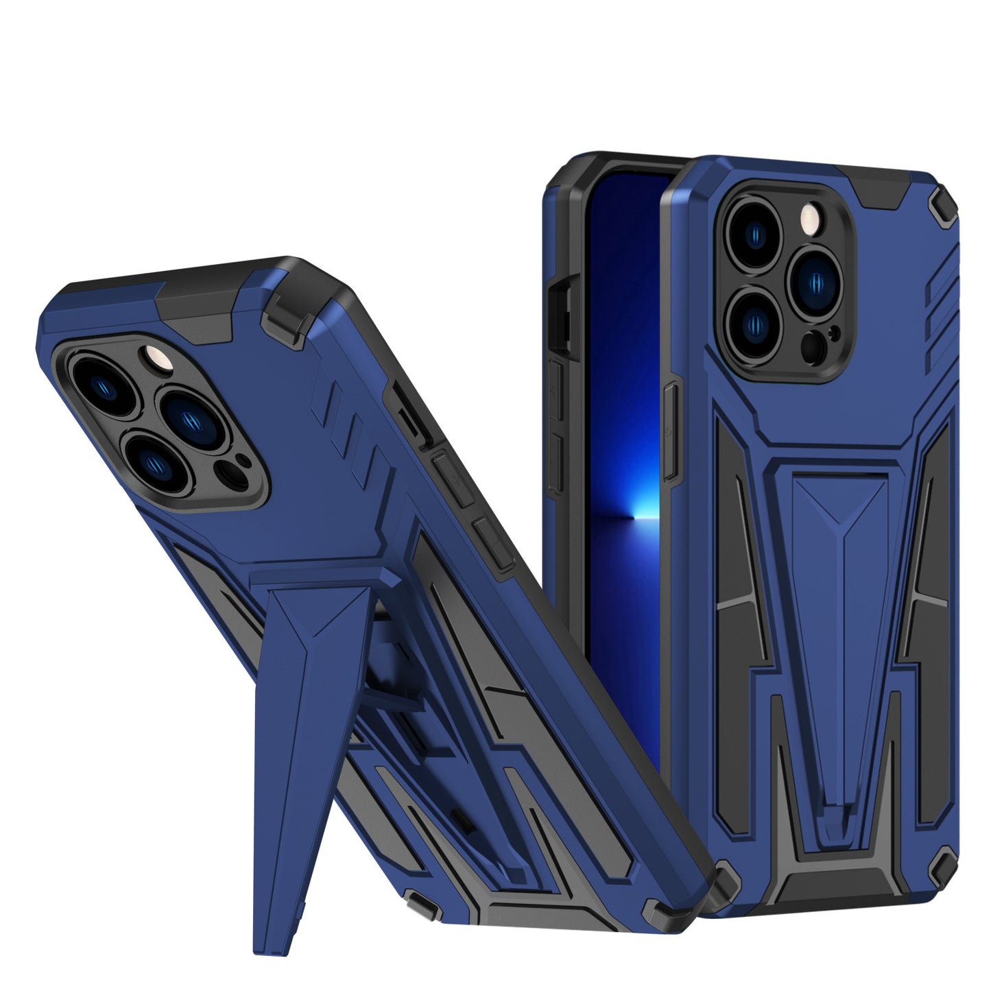 KIKO Military Grade Armor Shockproof Kickstand Case for iPhone 13 Pro