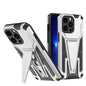 Military Grade Armor Hard Kickstand Case for iPhone 13 Pro Max (Black)