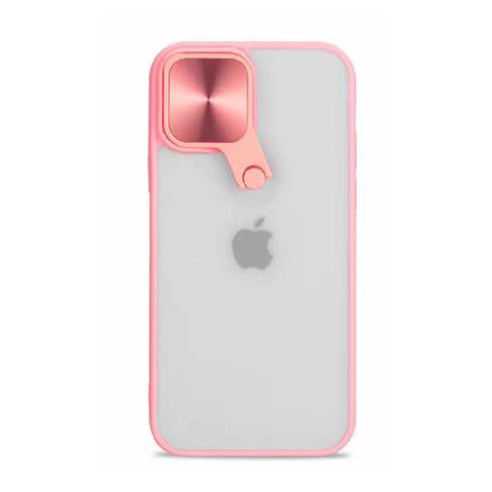KIKO Selfie Camera Lens Protection Case with Stand for iPhone 13 Mini