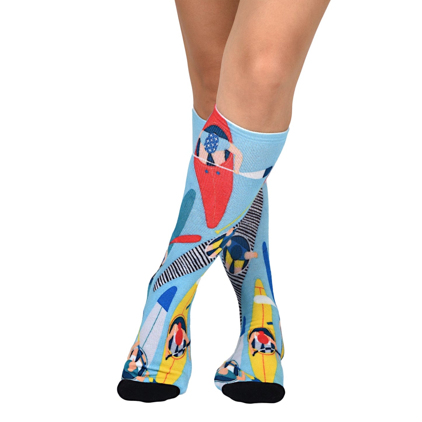 Sierra Socks Kayak Fever Pattern CoolMax Socks, Nature Collection for