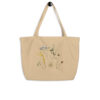 Large organic tote bag Design