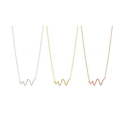 Life Line Necklace in Sterling Silver