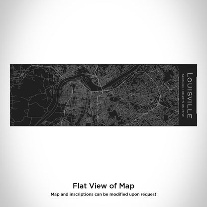 Louisville - Kentucky Map Insulated Cup in Matte Black