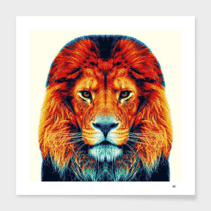 Lion - Colorful Animals  Frame