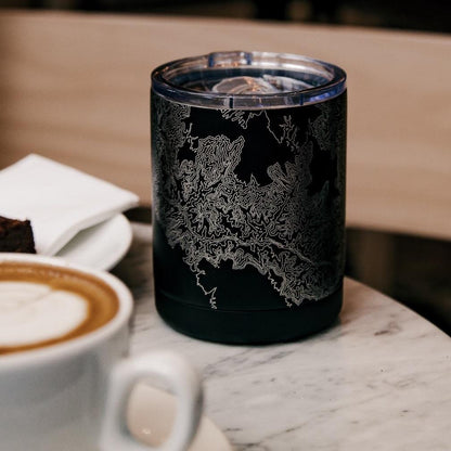 Minneapolis - Minnesota Map Insulated Cup in Matte Black