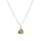 Labradorite Trillion Pendant Silver Necklace