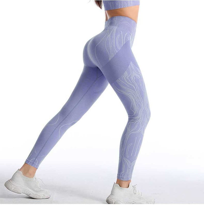 Seamless Sports Set Women Crop Top Bra Leggings Sports Shorts Yoga