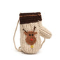 Cute Glove-Shaped Knitted Crossbody Bag