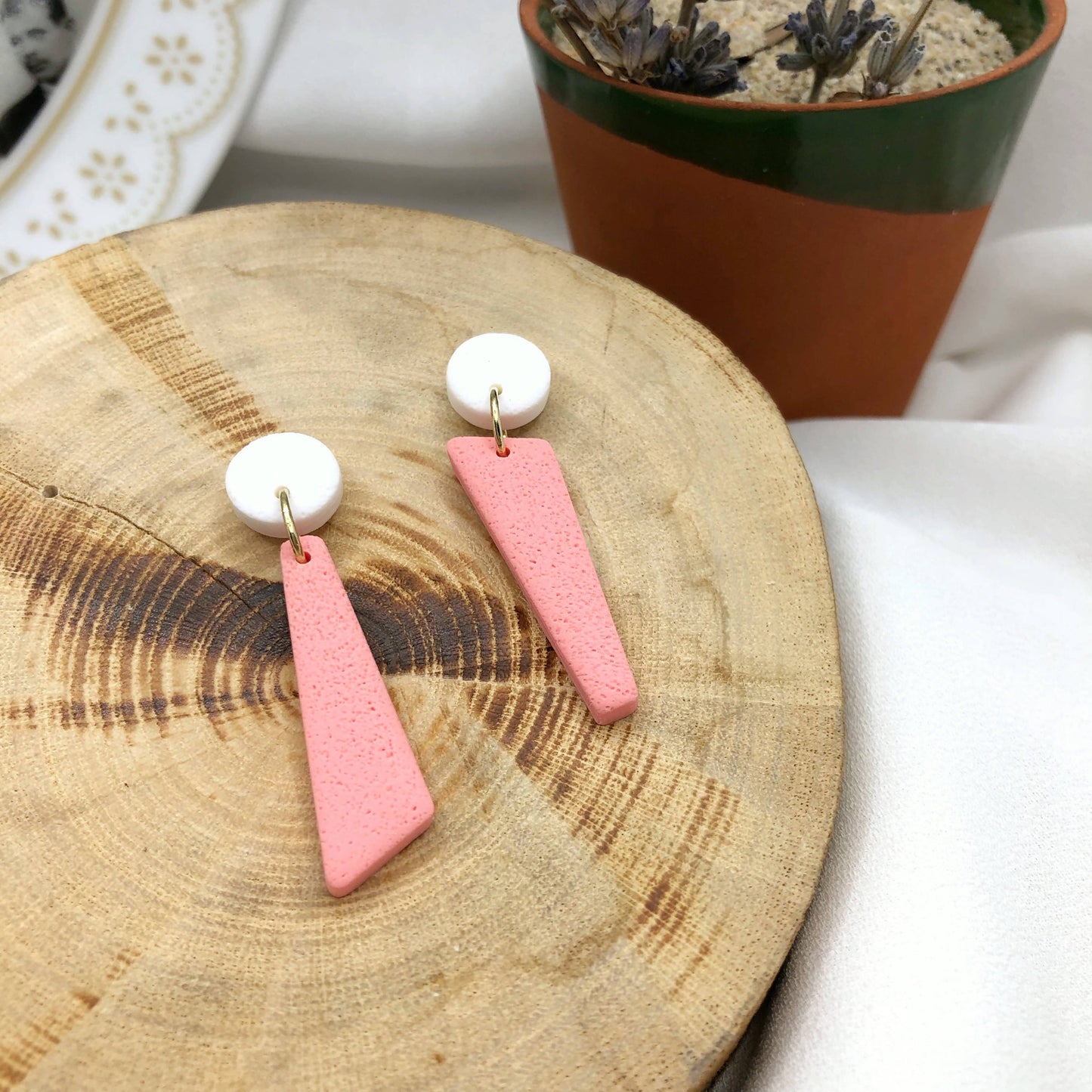Stylish Asymmetrical Earrings - Anti Allergic Earbacks - Gift for