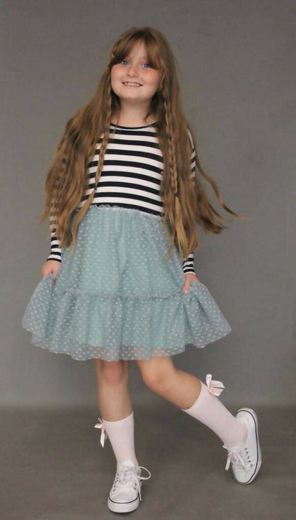 Girl tulle skirt dress 3/7 years old