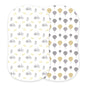 Vintage Bicycles and Hot Air Balloon Bamboo Changing Pad