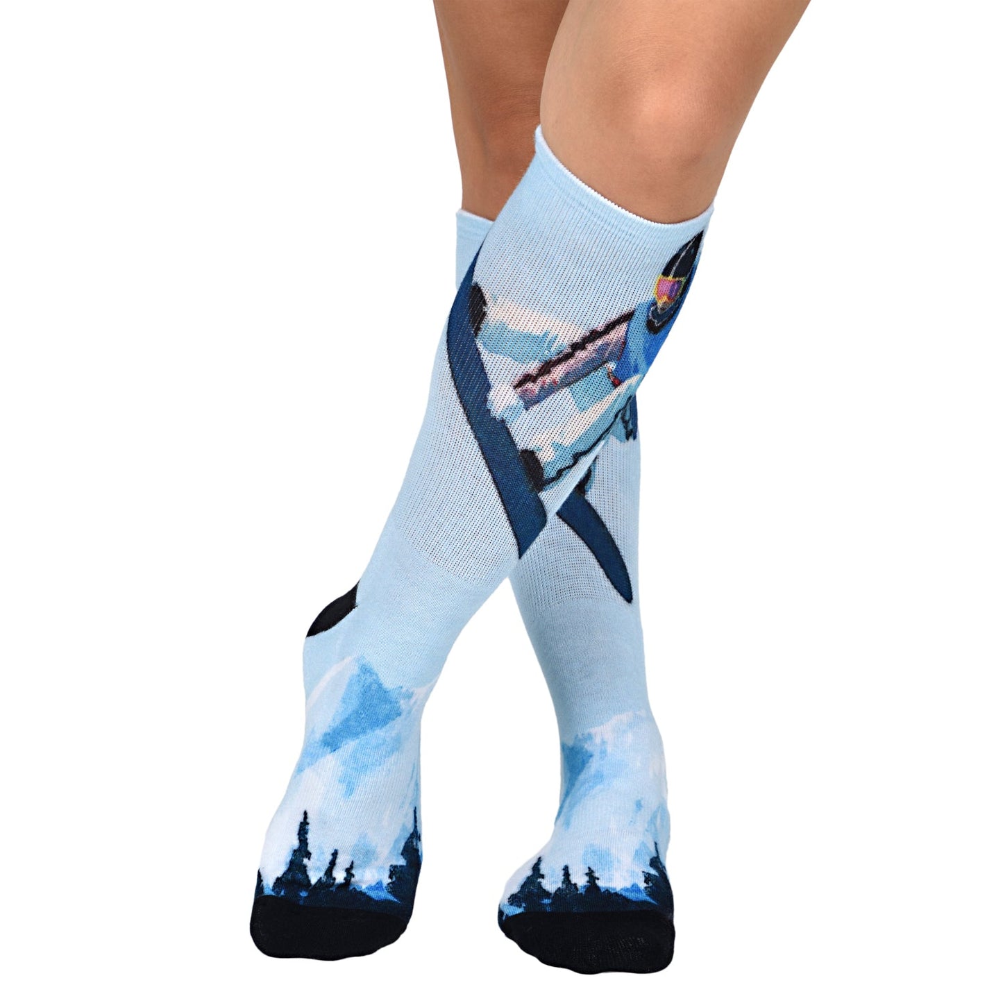 Sierra Socks Sky High Pattern CoolMax Socks, Nature Collection for Men