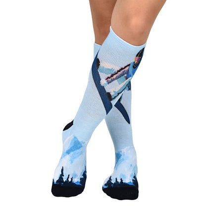 Sierra Socks Sky High Pattern CoolMax Socks, Nature Collection for Men
