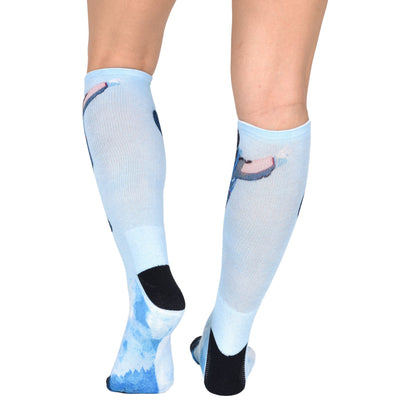 Sierra Socks Sky High Pattern CoolMax Socks, Nature Collection for Men