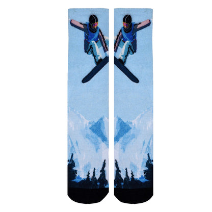 Sierra Socks Sky High Pattern CoolMax Socks, Nature Collection for Men
