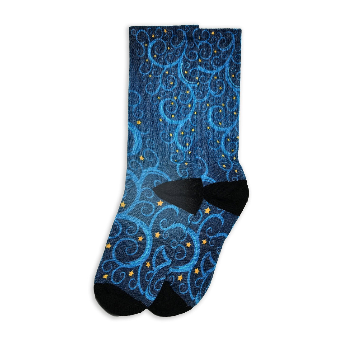 Christmas and Hanukkah Holiday Colorful CoolMax Crew Socks for Men &