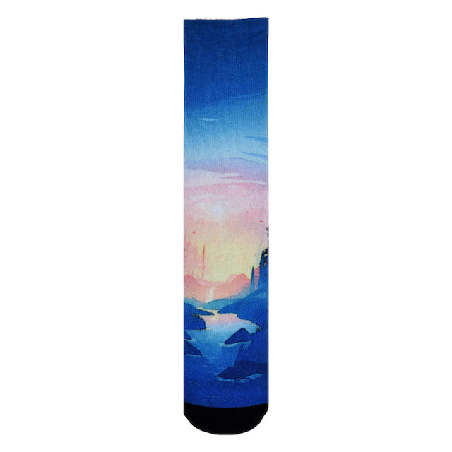 Sierra Socks River Valley Pattern CoolMax Socks, Nature Collection for