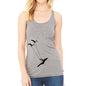Flying bird swing racerback tank top