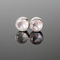 Amy Rose Quartz Round Studs