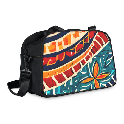 Crossbody Travel Fitness Bag - Boho Floral Print