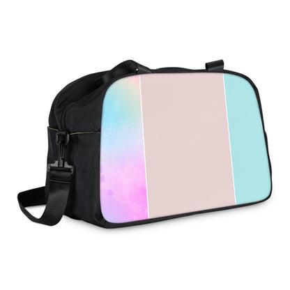 Crossbody Travel Fitness Bag - Pastel Colorblock Watercolor