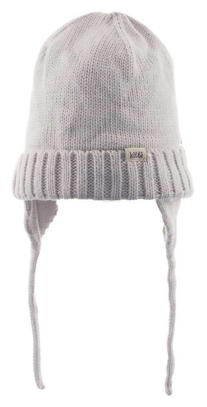 Infant & Toddler Knitted Winter Beanie With Earflaps For Boys