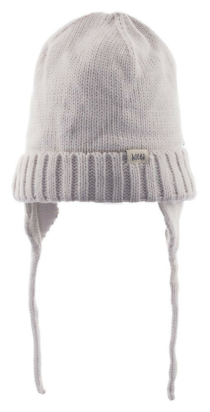 Infant & Toddler Knitted Winter Beanie With Earflaps For Boys